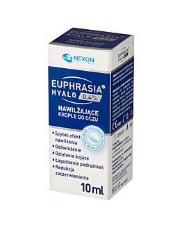 Euphrasia Hyalo 0,4% Nawilżające krople do oczu 10 ml