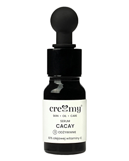 Creamy Cacay Przeciwstarzeniowe serum olejowe do twarzy z wit. C 10% 10 ml