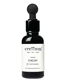 Creamy Cacay Siero Oleoso Anti-Età per il Viso con Vitamina C 10% 30 ml