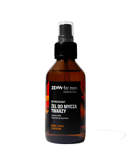 ZEW For Men con Fungo Nero Gel detergente viso per pelle grassa e mista 100 ml