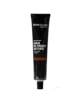 ZEW For Men Anti-age - Regenerujący Krem do twarzy z czarną hubą i skwalanem 50 ml
