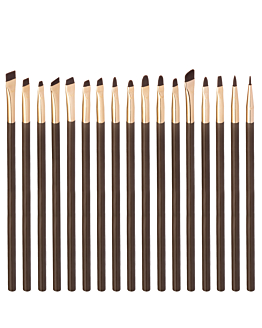 Many Brushes Sharp&Simple Zestaw 17 precyzyjnych pędzli do makijażu