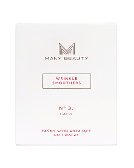 Many Beauty Wrinkle Smoothers Taśmy przeciwzmarszczkowe, wygładzające na noc, Facetaping model: 3 - Daisy - 24 szt
