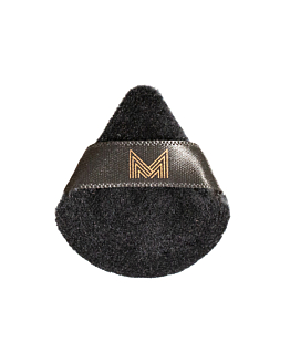 Many Beauty Mini Triangle puff Miniaturowy puszek do pudru, trójkątny ze wstążką