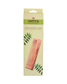Sattva Ayurveda Grzebień z drzewa Neem