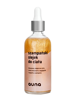 Auna Olejek szampański do ciała z drobinkami, 100 ml
