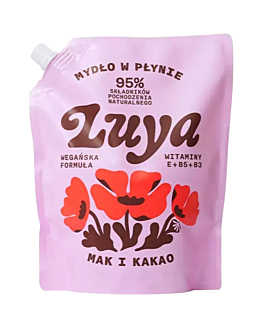 Luya Sapone Liquido per Mani Papavero e Cacao, Ricarica