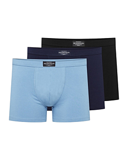 Henderson Boxer da uomo MAIN 3 pz (nero/blu navy/blu), taglia XL