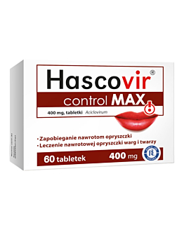 Hascovir control MAX 400 mg, 60 tabl.