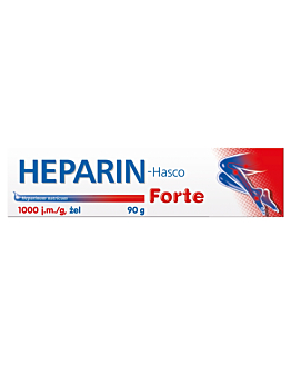 Heparin-Hasco Forte Żel 1000 j.m./g, Żel na obrzęki i ból nóg