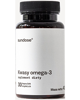 Sundose Kwasy Omega-3 Słoik, kapsułki miekkie 30 szt.