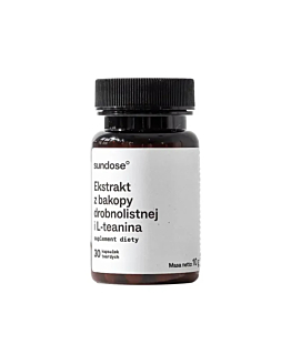 Sundose Ekstrakt z Bakopy drobnoziarnistej i l-Teanina 30 szt