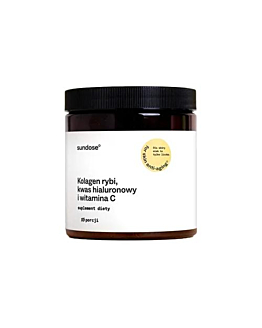 Sundose For Skin Anti-Aging Kolagen Rybi Kwas Hialuronowy i Wit. C smak Pomarańczowy