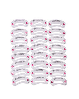 Lash Brow 24 - Szablon do brwi 24 kształty