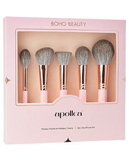 Boho Beauty x Apollca Zestaw 5-ciu pędzli do makijażu twarzy