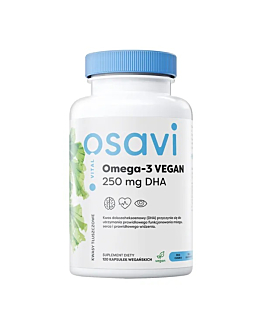 Osavi Omega-3 Vegan 250 mg DHA, Kapsułki