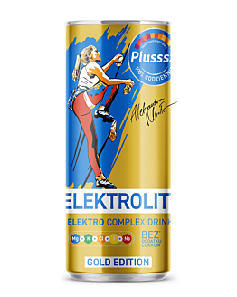 Plusssz Elektrolity Electro Complex Drink Gold Edition smak Mango z Cytryną, płyn, 250 ml