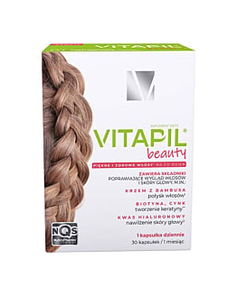 Vitapil Beauty, Suplement diety na włosy, skórę i paznokcie, Kapsułki