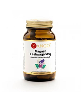 Yango Magnez z Ashwagandhą z dodatkiem Szafranu i wit. B6, kapsułki 90 szt.
