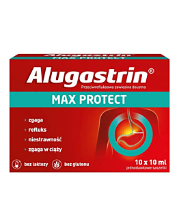 Alugastrin Max Protect 10 saszetek x 10 ml