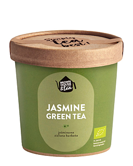 Brown House & Tea Jasmine Tea Zielona herbata jaśminowa bio 50 g