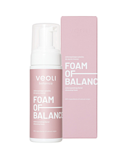 Veoli Botanica Foam Of Balance Seboregulująca pianka do mycia twarzy 