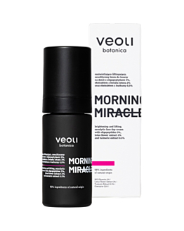 Veoli Botanica Morning Miracle Rozświetlająco-liftingujący senolityczny krem do twarzy, Na dzień