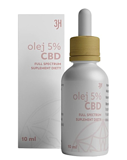 3H CBD Olej 5% 10 ml