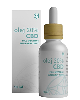 3H CBD Olej 20% CBD 