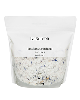 La Bomba Eucalyptus Patchouli Sól do kąpieli Refill, 750 g