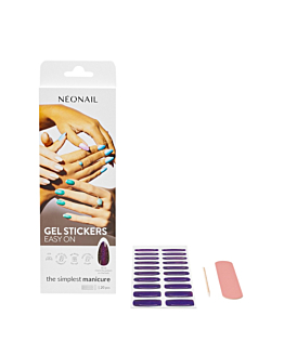 Neonail Gel Stickers Easy On Naklejki hybrydowe M02 20szt
