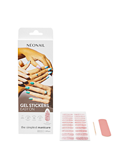 Neonail Gel Stickers Easy On Naklejki hybrydowe M07 20szt