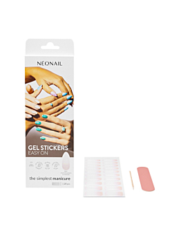 Neonail Gel Stickers Easy On Naklejki hybrydowe M12 20szt