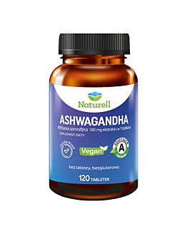 Naturell Ashwagandha tabletki 120 tabl.