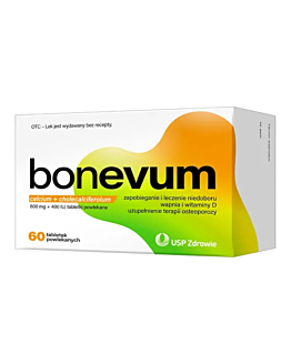 Bonevum 600 mg + 400 I.U. Tabletki, 60 szt.