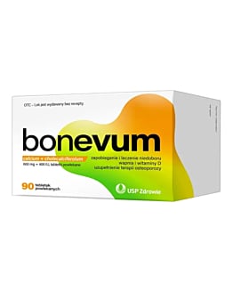 Bonevum 600 mg + 400 I.U. Tabletki, 90 szt.