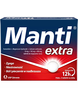 Manti Extra 10 mg + 165 mg + 800 mg Tabletki