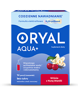 Oryal Aqua +  Wiśnia z nutą wanilii, saszetki