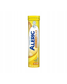 Aleric Calcium Plus Cytrynowy b/cukru tabl. mus. 20 szt.
