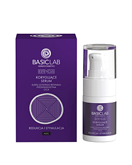 BasicLab Esteticus Korygujące serum z retinalem 0,05% 15 ml