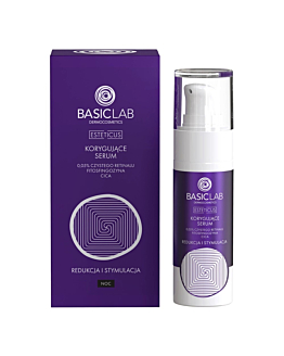 BasicLab Esteticus - Siero correttivo con retinal 0,05%, 15 ml