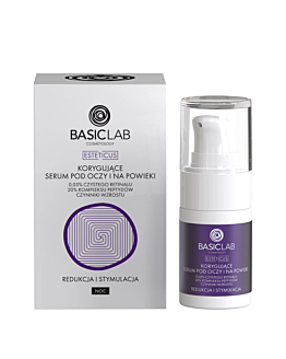 BasicLab Esteticus Korygujące serum pod oczy z retinalem 0,03%