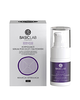 BasicLab Esteticus - Siero correttivo occhi con retinal 0,03% 15 ml