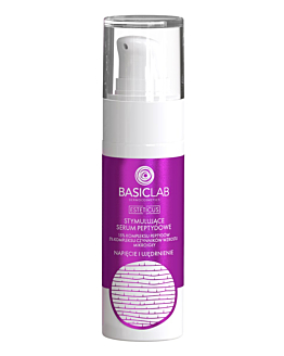 BasicLab Esteticus 15% Kompleksu Peptydów Stymulujące serum do twarzy na noc, 15 ml
