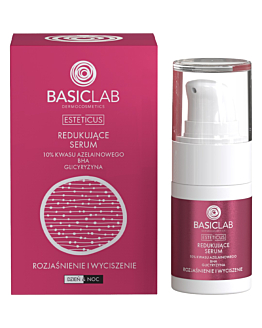 BasicLab Esteticus Redukujące serum 10% kwasu azelainowego, BHA, glicyryzyna
