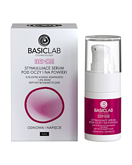 BasicLab Stymulujące serum pod oczy i na powieki, 15 ml