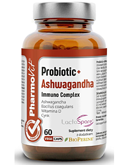 Pharmovit Probiotic + Ashwagandha Immuno Complex 60 Vege Kaps.