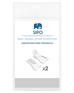 Sipo Blocco Sicurezza per Porte Scorrevoli 2 pz