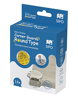 Sipo Set di Angolari Rotondi Protettivi 12 pz