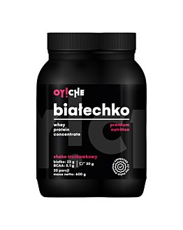 Białechko Shake truskawkowy Proszek do rozpuszczania, 600 g